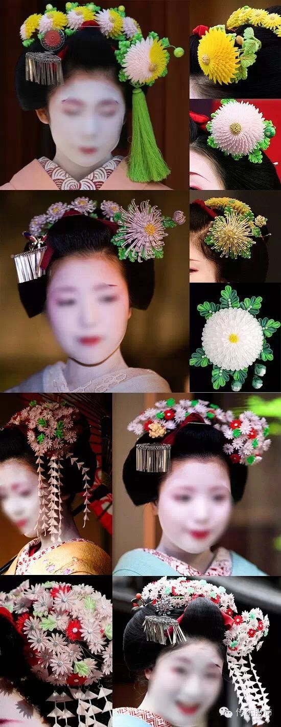 旁听服饰史 舞妓の发饰 舞妓和艺妓的外形区分方法 2 0升级版 自由微信 Freewechat