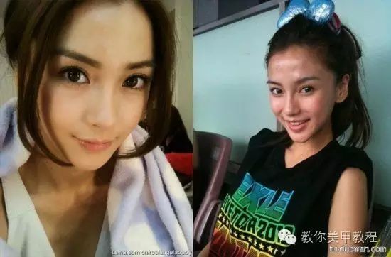 Angelababy卸妆后简直无法直视!唐嫣还行