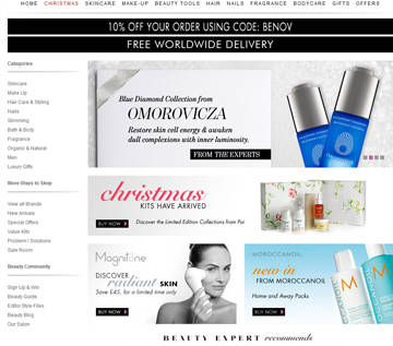 全球可直邮护肤品网站