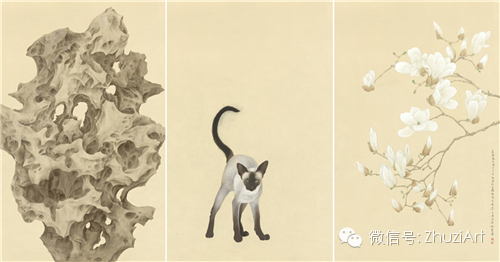 【诸子.艺品推荐】诸子版画花园—浪漫的太湖石与她们在画中结缘