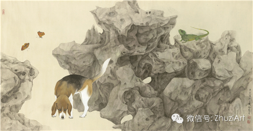 【诸子.艺品推荐】诸子版画花园—浪漫的太湖石与她们在画中结缘