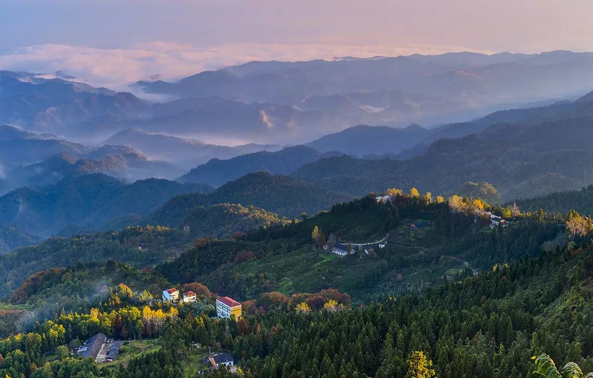 大薤山的秋日晨曦