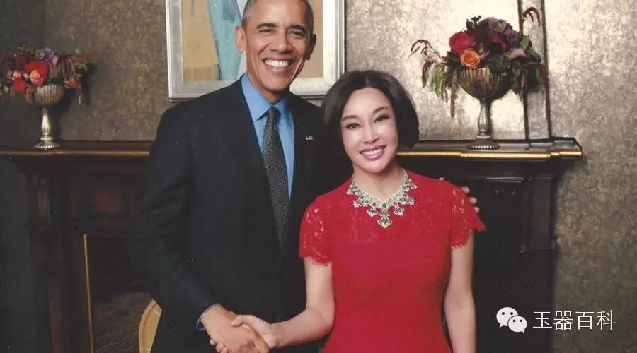 刘晓庆私会奥巴马!她脖子上的翡翠实在羡煞旁人!