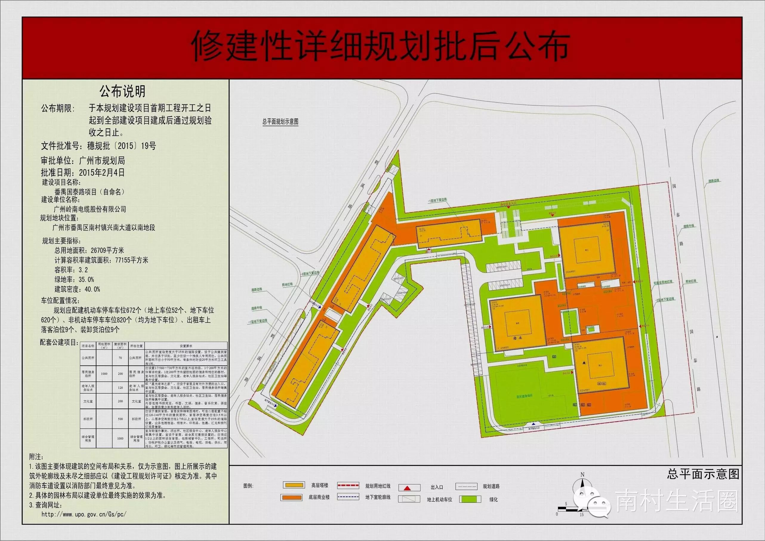 南村岭南电缆旧厂地块最新规划出炉!