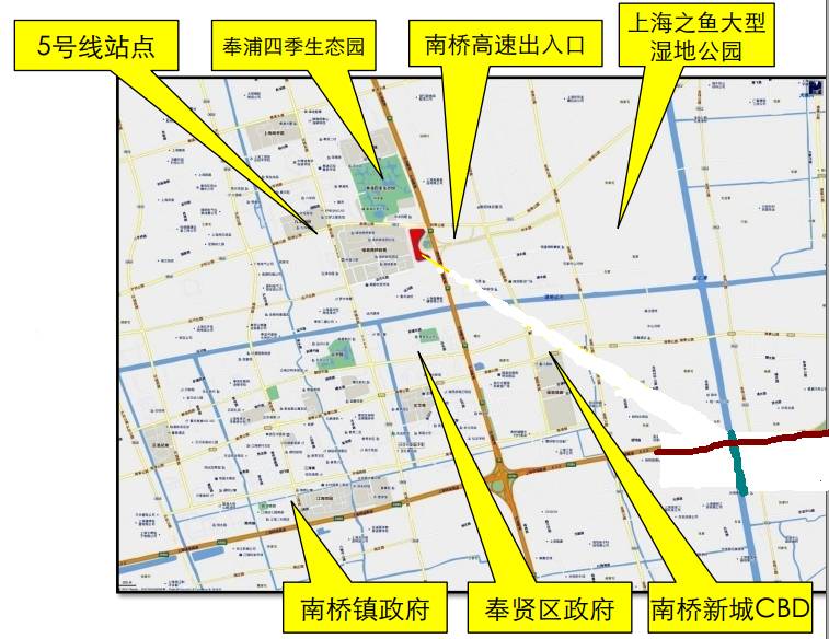 南桥新城规划控制区域北至大叶公路 东至浦星公路,南至上海绕城