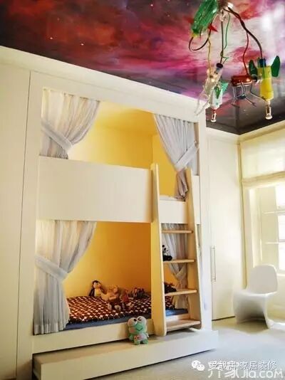 很潮有个性的高低床,会让你萌生二胎的想法-怀孕期