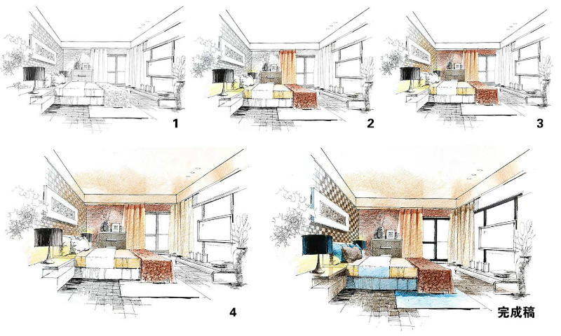 零基础室内设计手绘教程