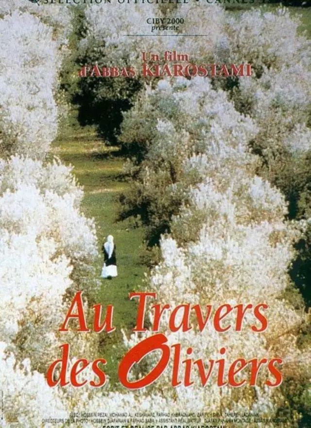 through the olive trees 1994 阿巴斯"生命三部曲"的最后一个部分.