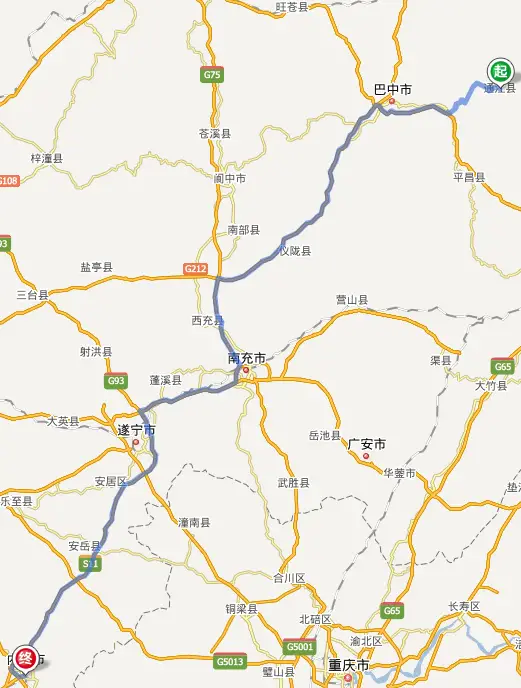 【分享】通江到四川各市州公路里程表图片