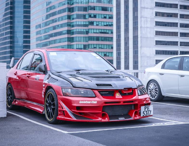 香港街拍丨成龙定制版三菱EVO IX,全球限量50台