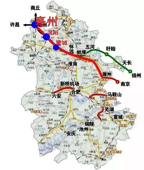 按照方案,皖江地区城际铁路近期建设规划共涉及安徽省合肥,芜湖