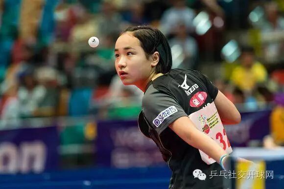 日本乒坛新秀:我与丁宁实力相当 至少拿银牌『开球网』