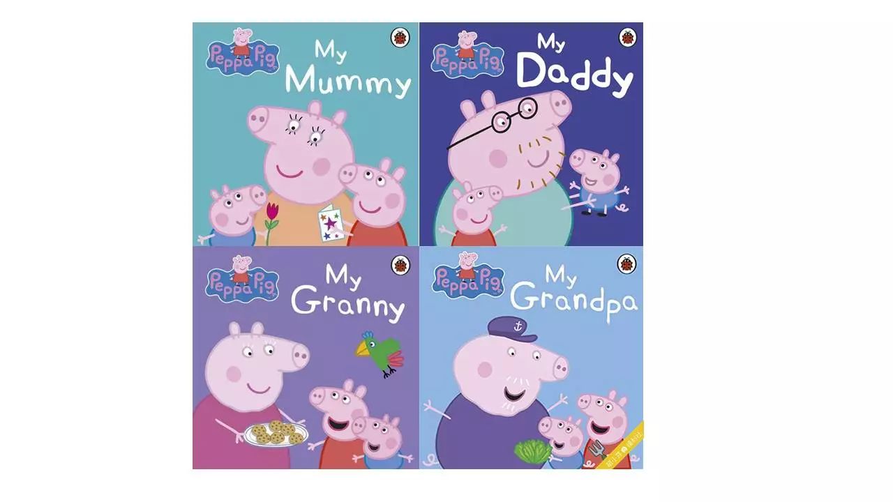 开售|英文原版peppapigfamily纸板书,kimi和夏天最爱的超人气小猪佩奇