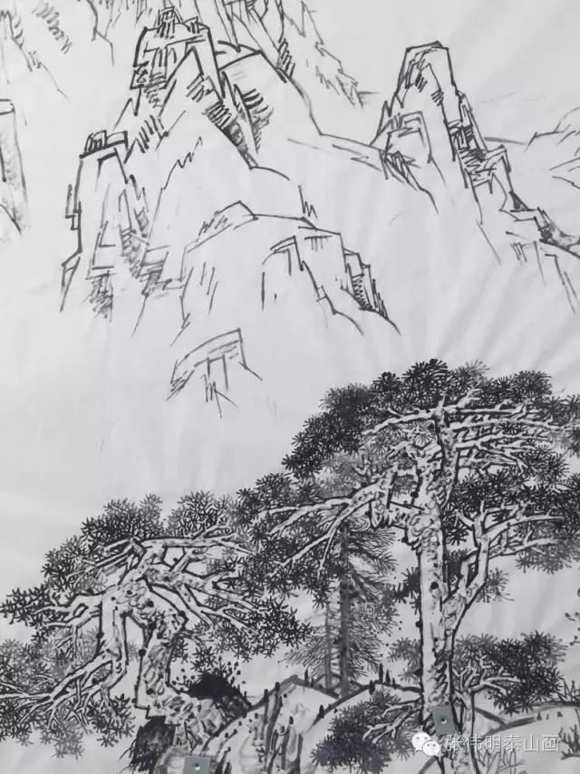 【新】精选【泰山画家张伟明的中国画作品欣赏】泰山画--全面了解一位