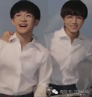 Tfboys演绎白衣眼镜校草 满满都是青春的味道