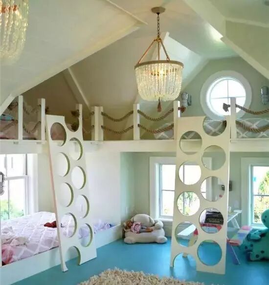 【美翻啦】3种风格儿童房装修 12款超美上下铺设计迎二胎-怀孕期