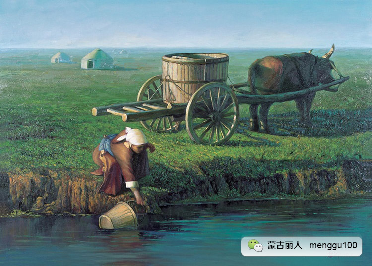 【蒙古油画】唯美的蒙古油画,美到让你窒息【转载】