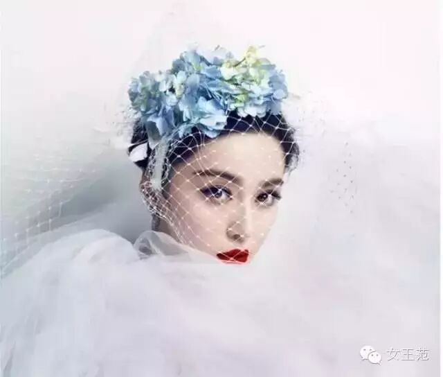 当范冰冰穿上婚纱,李晨呆了···