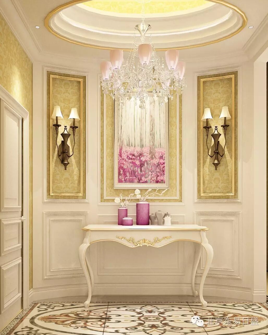 北京总部旗舰店-玄关效果设计图二