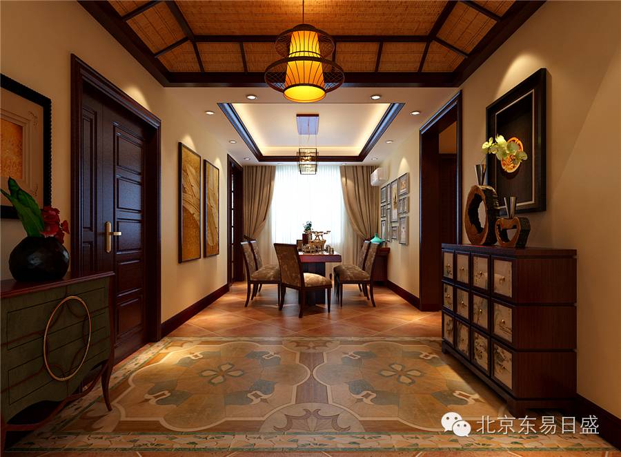 北京总部旗舰店-玄关效果设计图