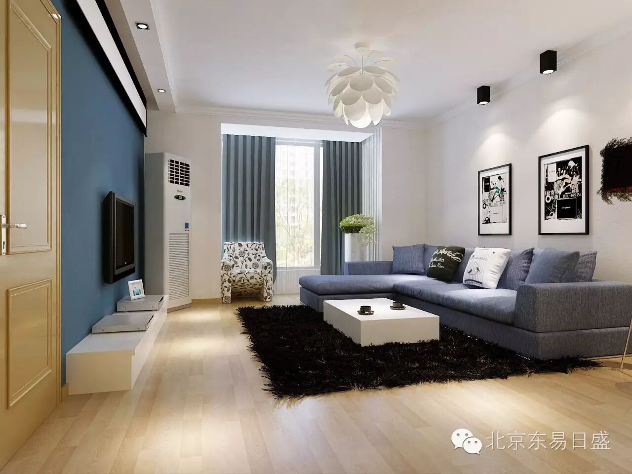 北京总部旗舰店-沙发摆放效果图二