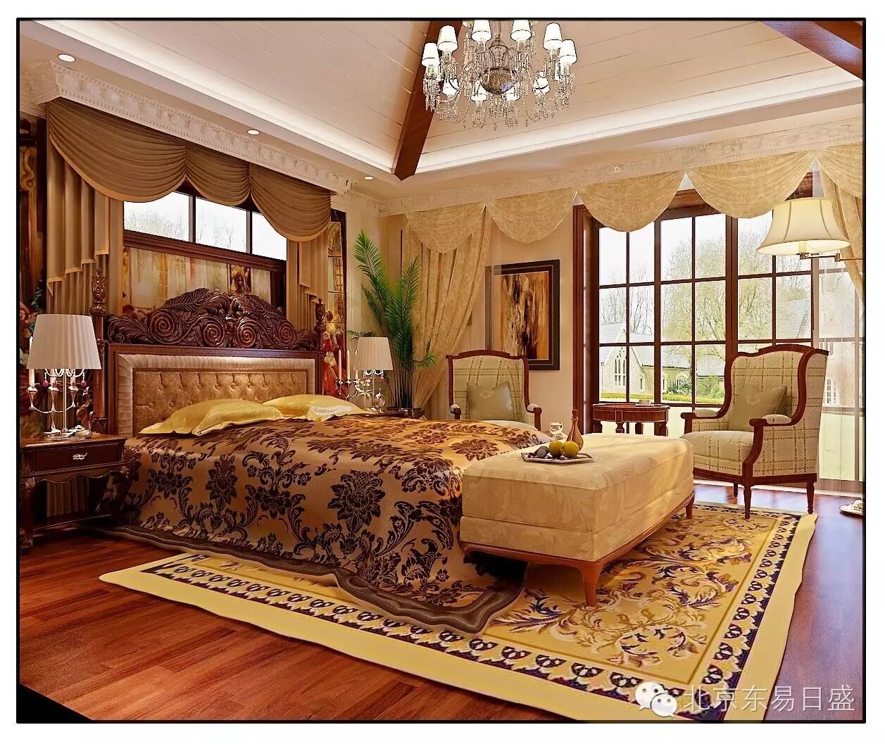 北京总部旗舰店-沙发摆放效果图三