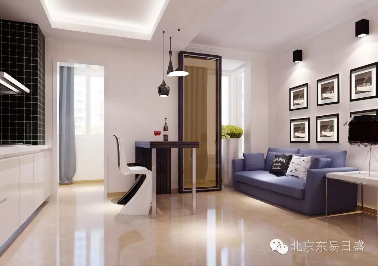 北京总部旗舰店-沙发摆放效果图