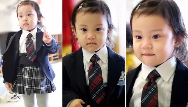 贾乃亮看着甜馨长大,眼睛湿润了