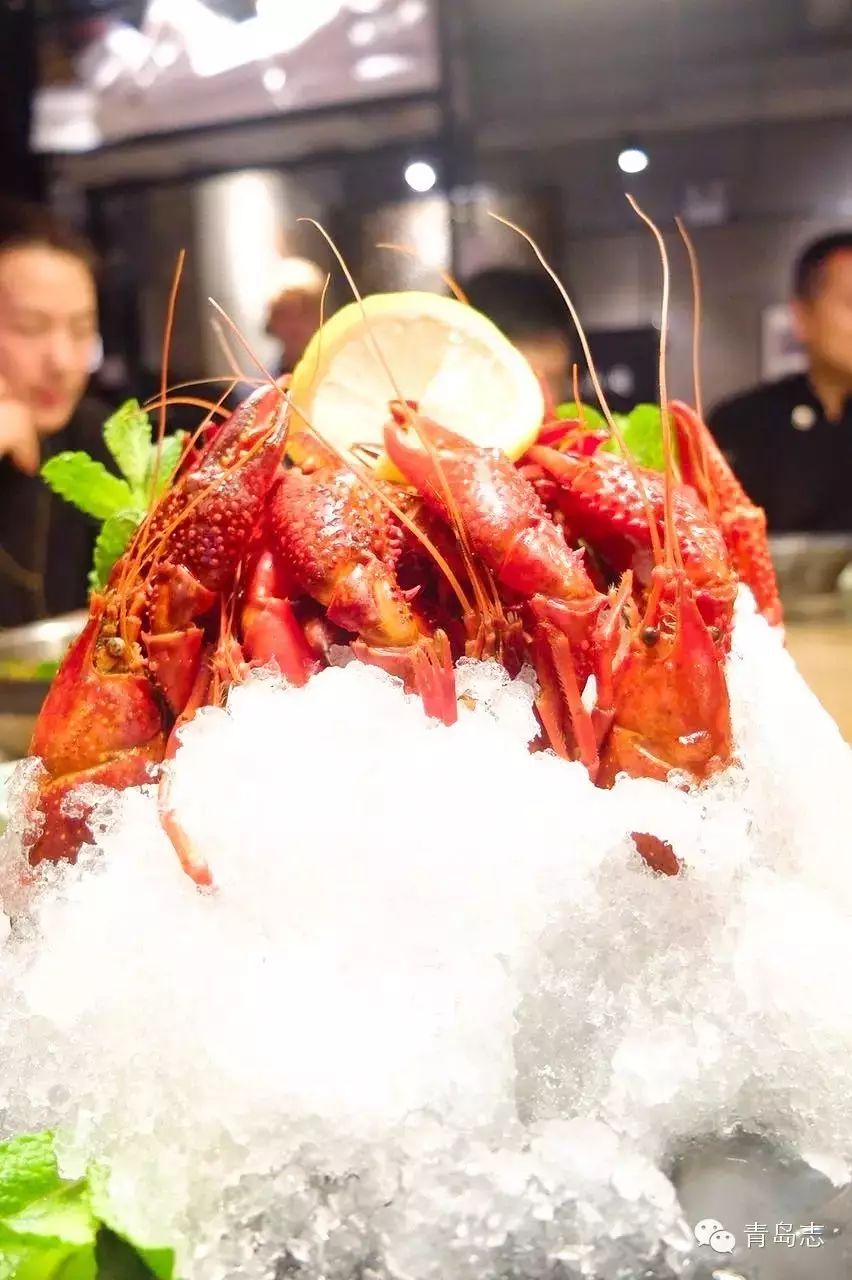 青岛有家黄渤也粉的小龙虾,有手掌那么大个,还上过央视
