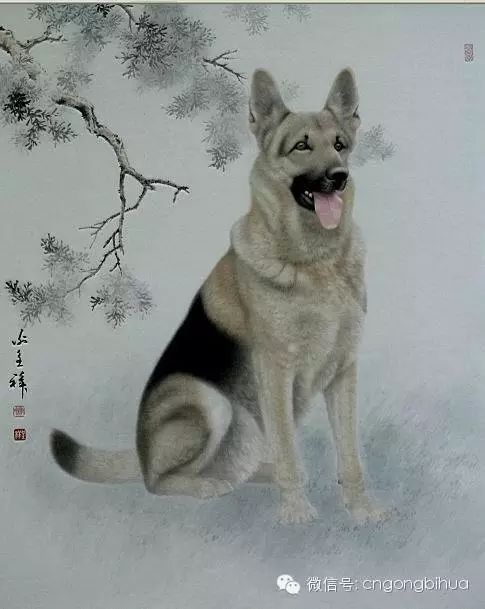 国画大师笔下的工笔画--动物作品欣赏
