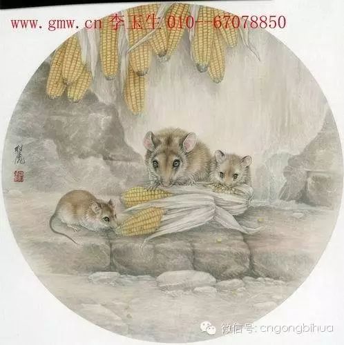 国画大师笔下的工笔画动物作品欣赏