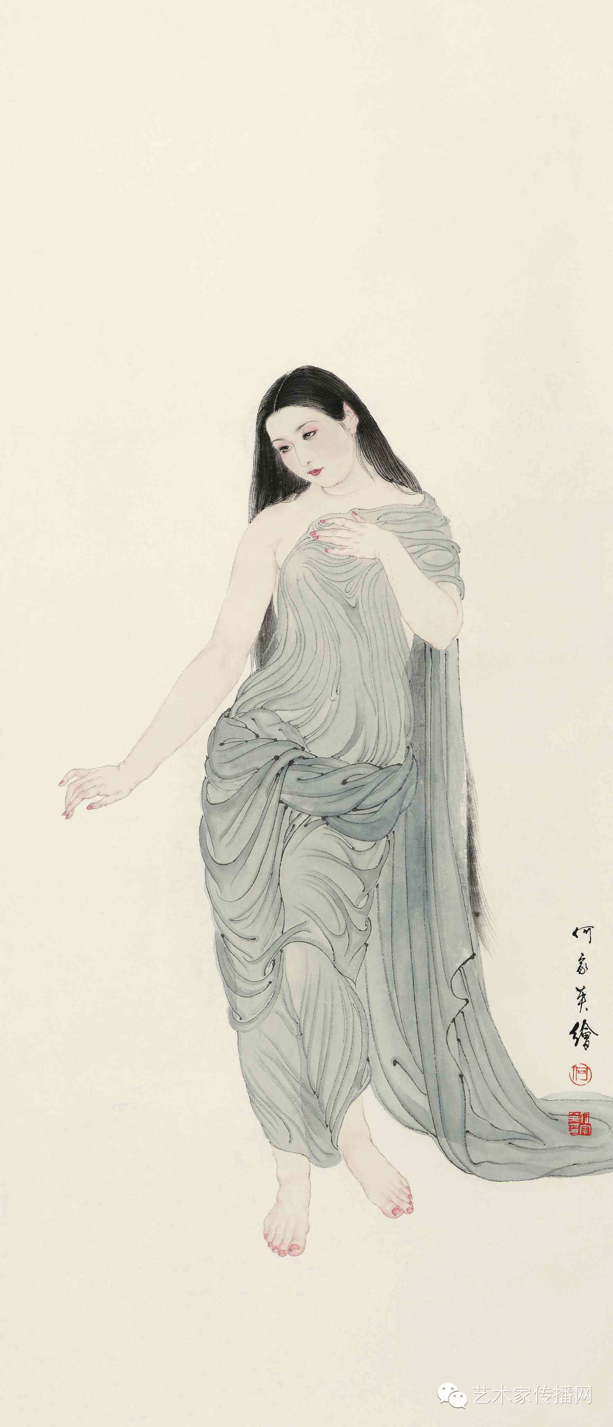 何家英国画人体高清全集