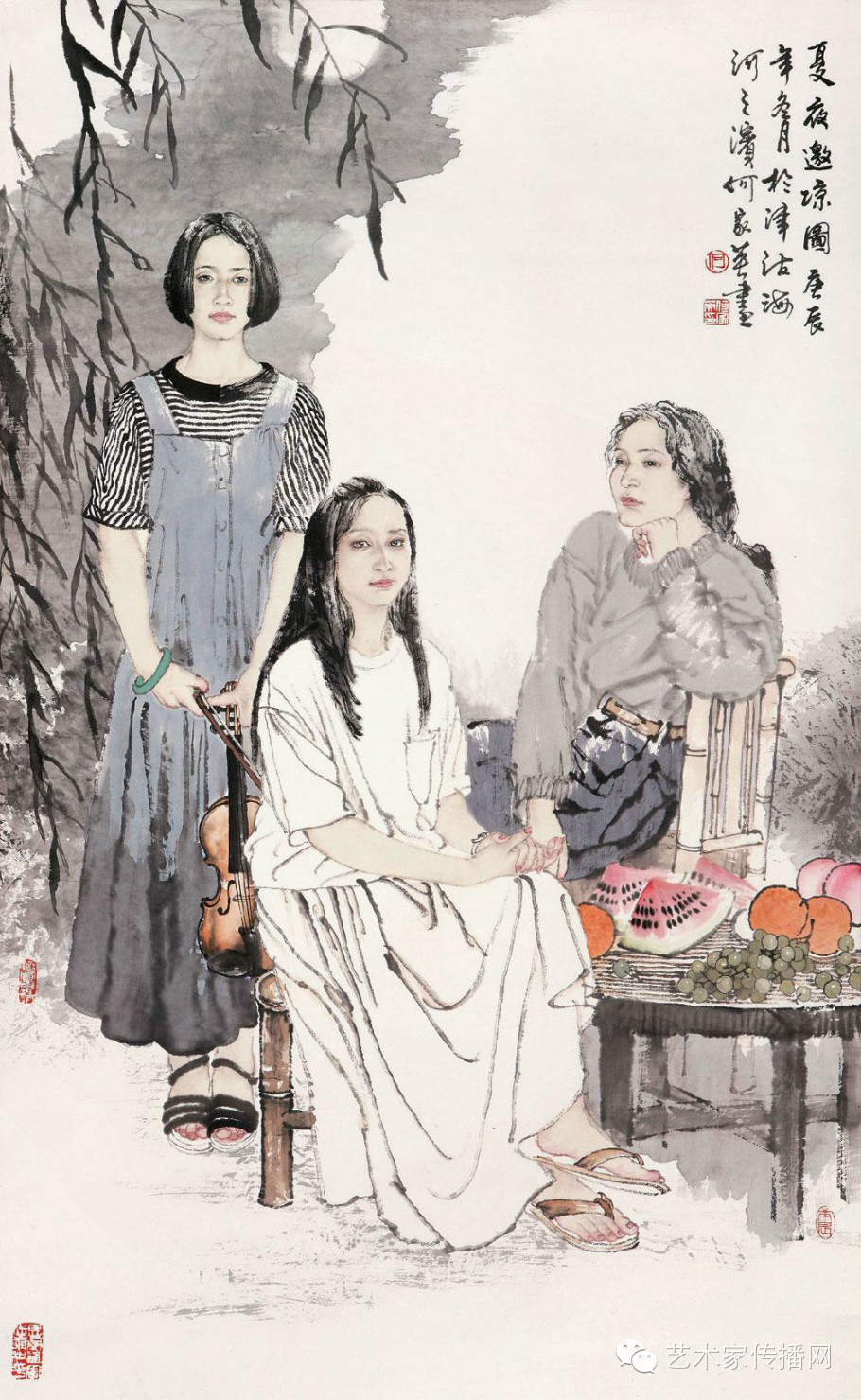 何家英国画人体高清全集