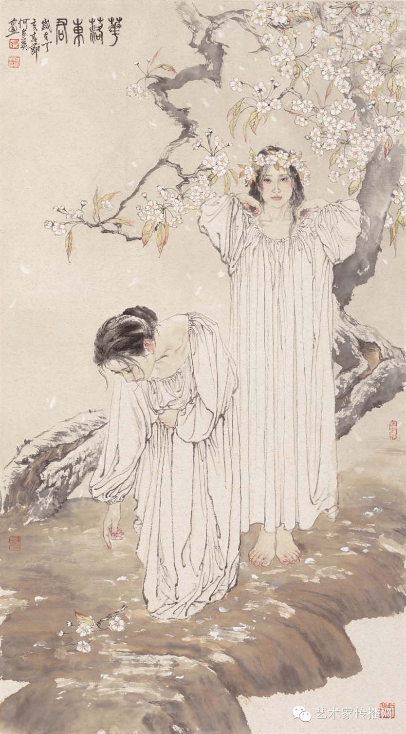 何家英国画人体高清全集