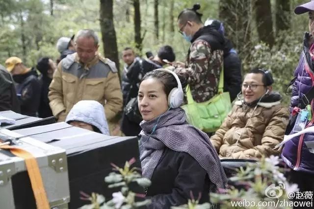 赵薇新戏没有别的爱大理部分拍摄结束,微博晒图心情好