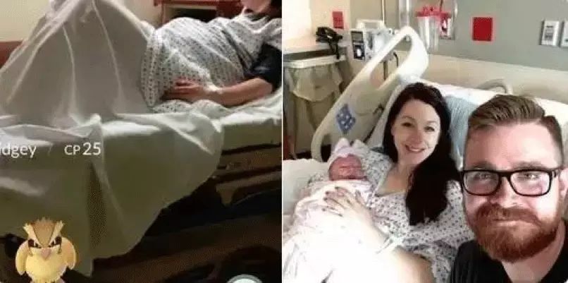 就连老婆生孩子也不能忘记抓精灵
