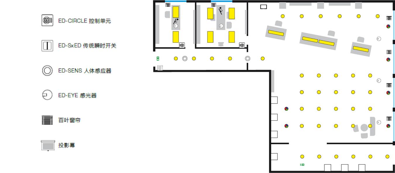 LITECOM照明管理设计案例：办公照明
