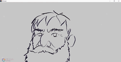 直接画了起来  一个活灵活现的3d小美人鱼马上就出现了 如此魔性的