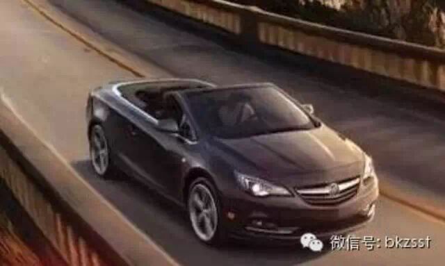 别克Cascada敞篷车发布 或将2016年上市