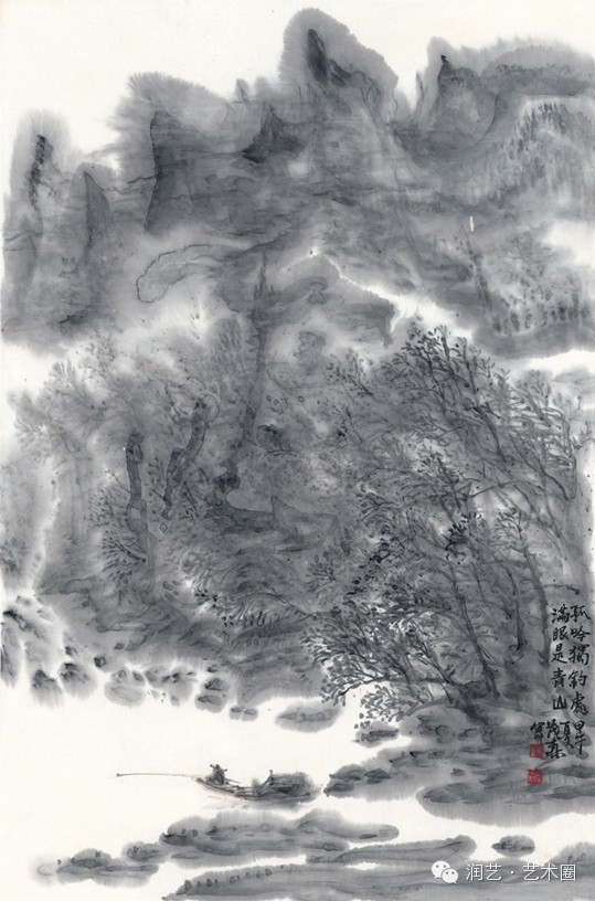 蕴古创新——林茂森别具一格的淡墨山水画作品品读