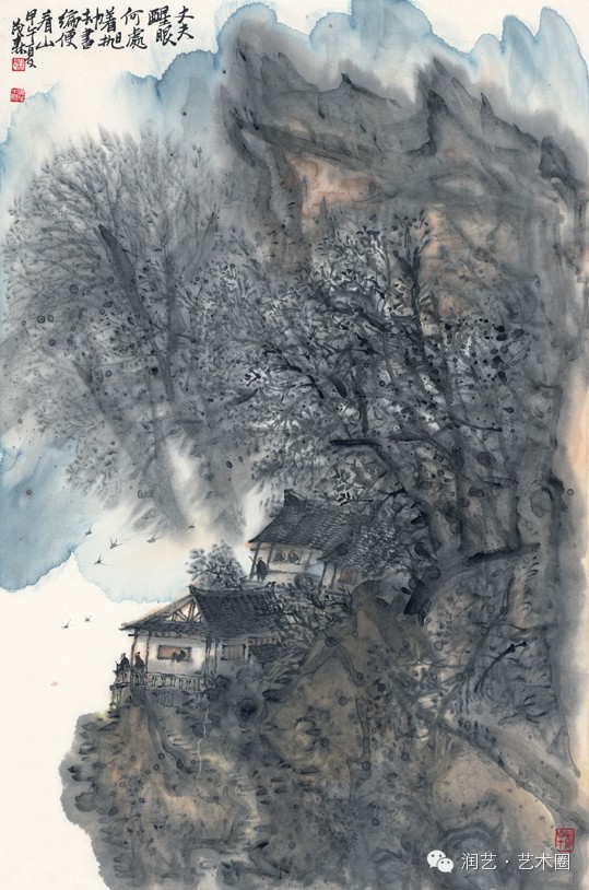 蕴古创新——林茂森别具一格的淡墨山水画作品品读