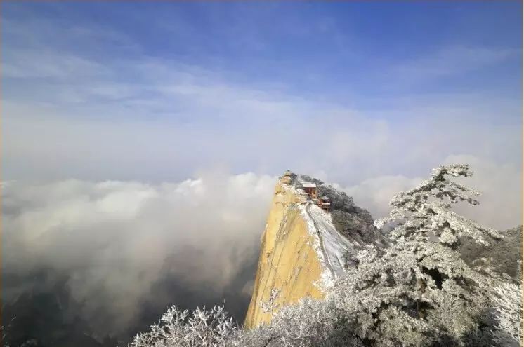 华山景区获选2015年陕西最值得欣赏的十大美景