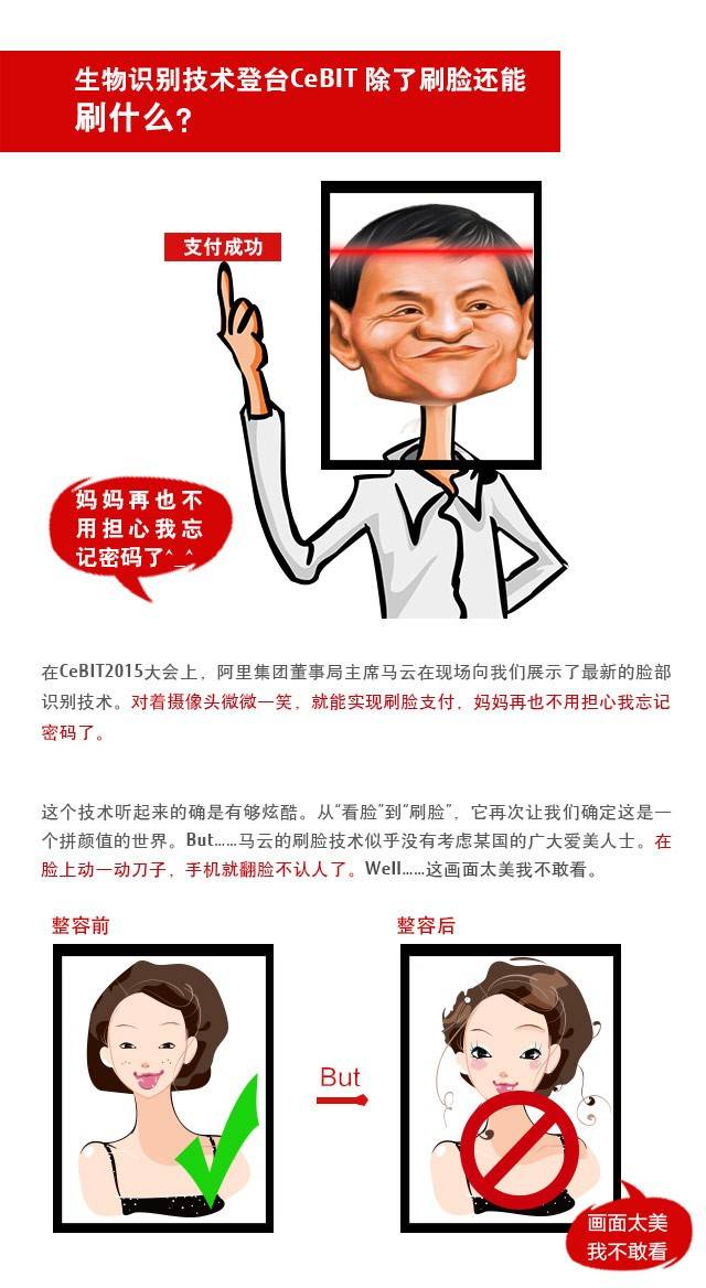生物识别技术登台CeBIT 除了刷脸还能刷什么