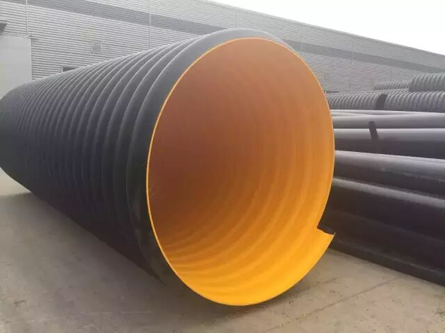 国润新材DN2000～DN3000大口径钢带增强PE螺旋波纹管已投产