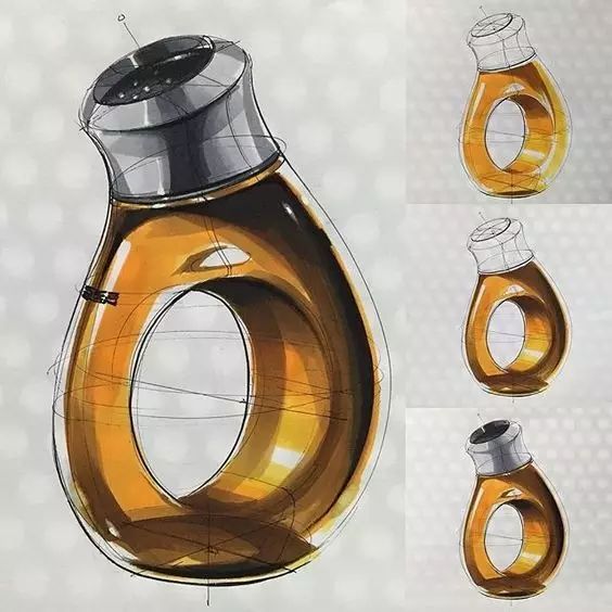 产品手绘马克笔上色练习参考一组