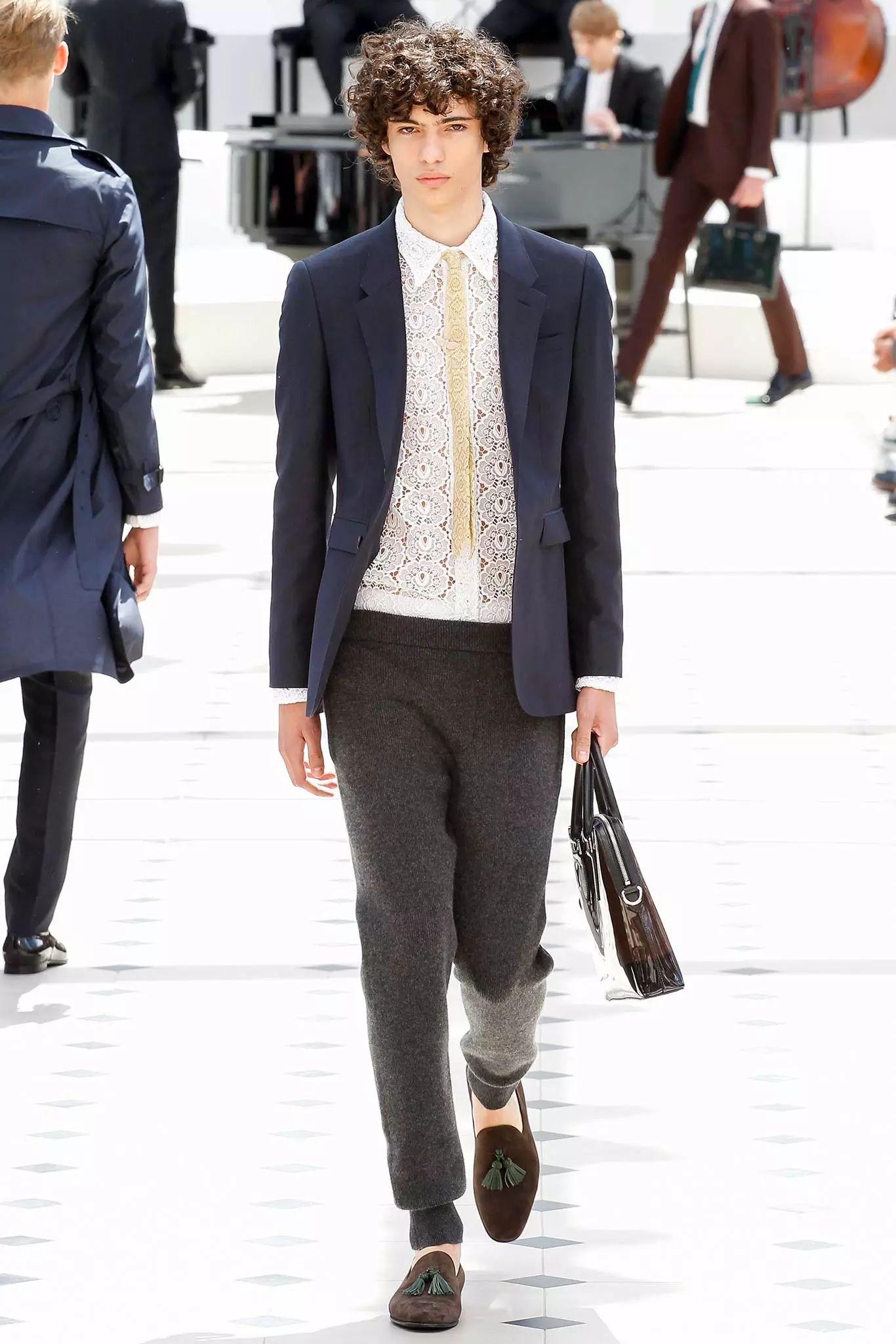 伦敦男装周 新英伦绅士,burberry prorsum 2016春夏男装秀