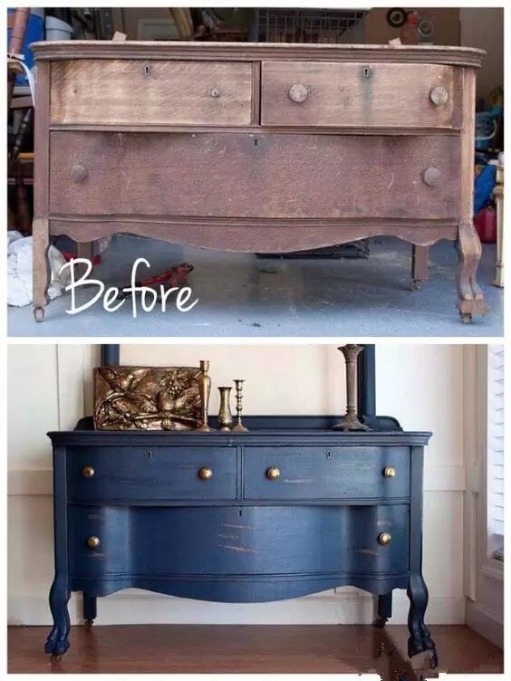 旧家具太low了？不必花钱就可以给家具“换新装”