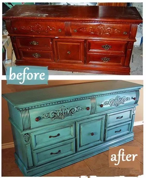 旧家具太low了？不必花钱就可以给家具“换新装”