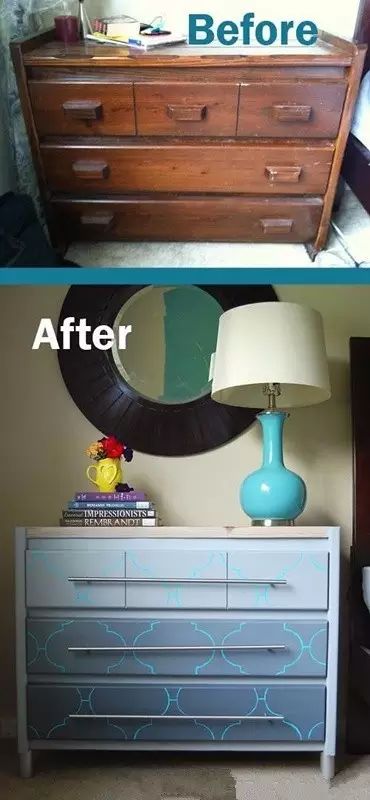 旧家具太low了？不必花钱就可以给家具“换新装”