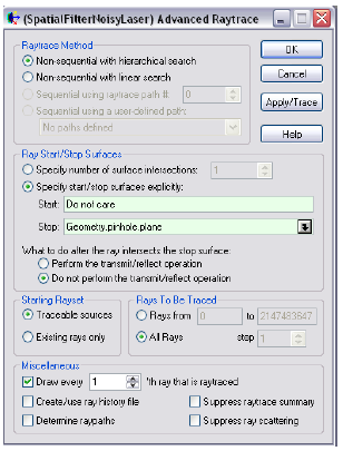 FRED一个有噪声的激光光束空间滤波的图5